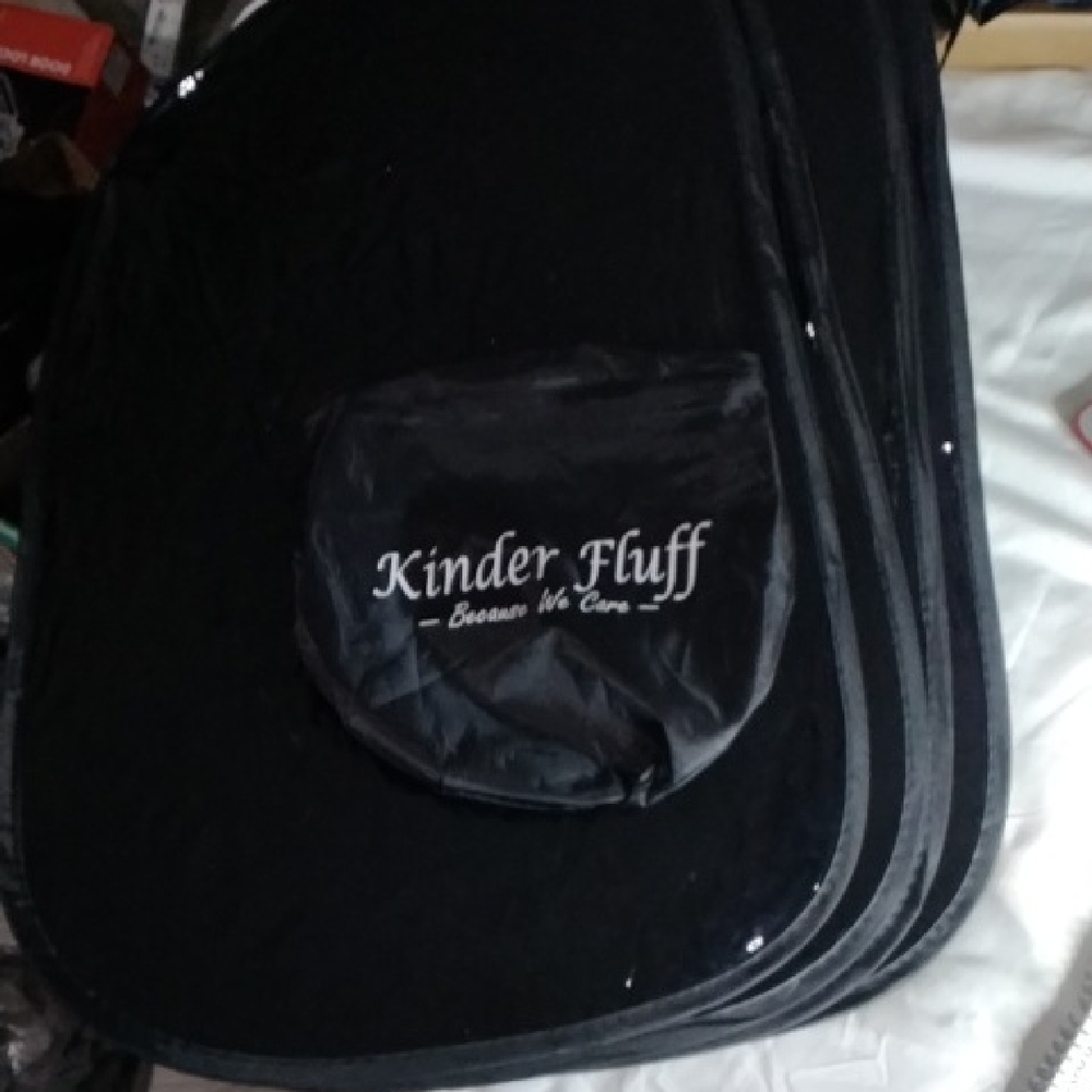 Kinder Fluff Black Car Sun Shades